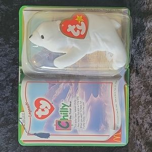 TY 2000 McDonald's Teenie Beanie Legends Chilly the Polar Bear